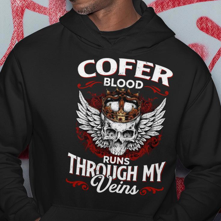 Cofer Blood Runs Through My Veins Name V2 Hoodie Unique Gifts