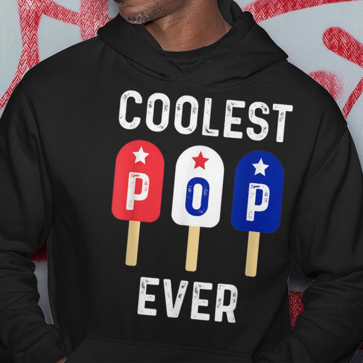 Coolest Pop Ever Popsicle Men Best Dad Ever Cool Fathers Day Hoodie Unique Gifts