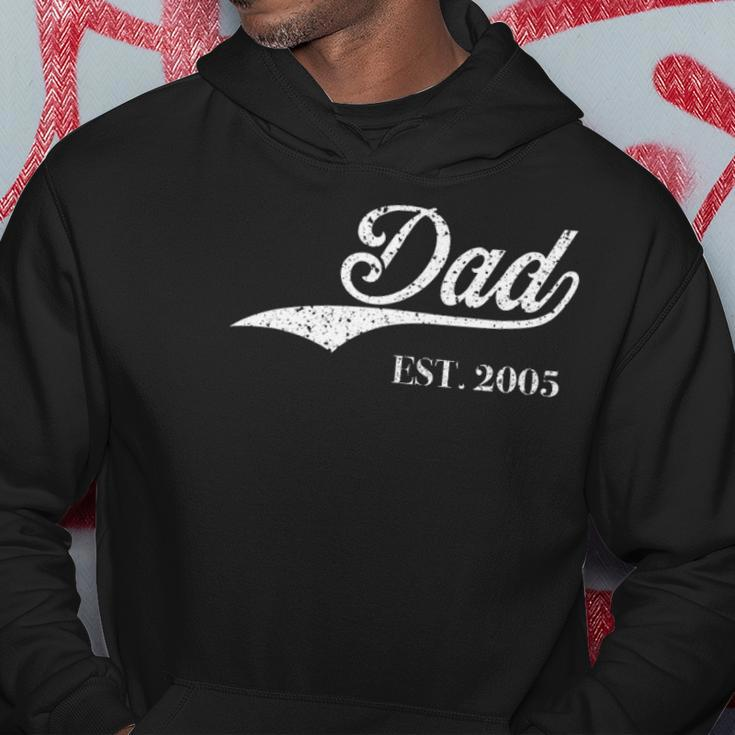 Dad Est2005 Perfect Fathers Day Great Gift Love Daddy Dear Hoodie Unique Gifts