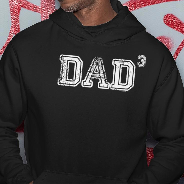 Dad Gifts For Dad Dad Of 3 Three Gift Fathers Day Vintage Hoodie Unique Gifts
