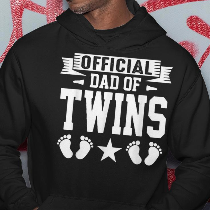 Dad Of Twins Proud Father Of Twins Classic Overachiver Hoodie Funny Gifts
