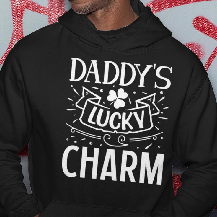 Daddys Lucky Charm St Patricks Day With Lucky Shamrock Hoodie Personalized Gifts