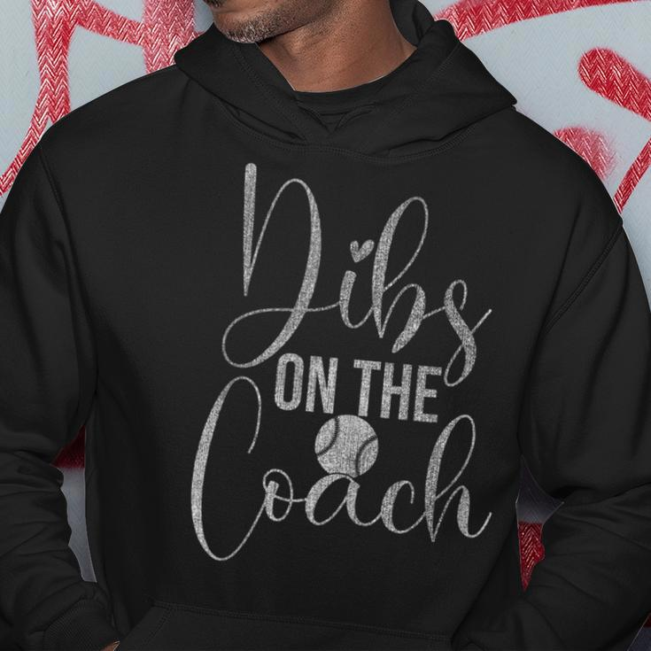 Dibs On The Baseball Coach Funny Baseball Coach Hoodie Unique Gifts