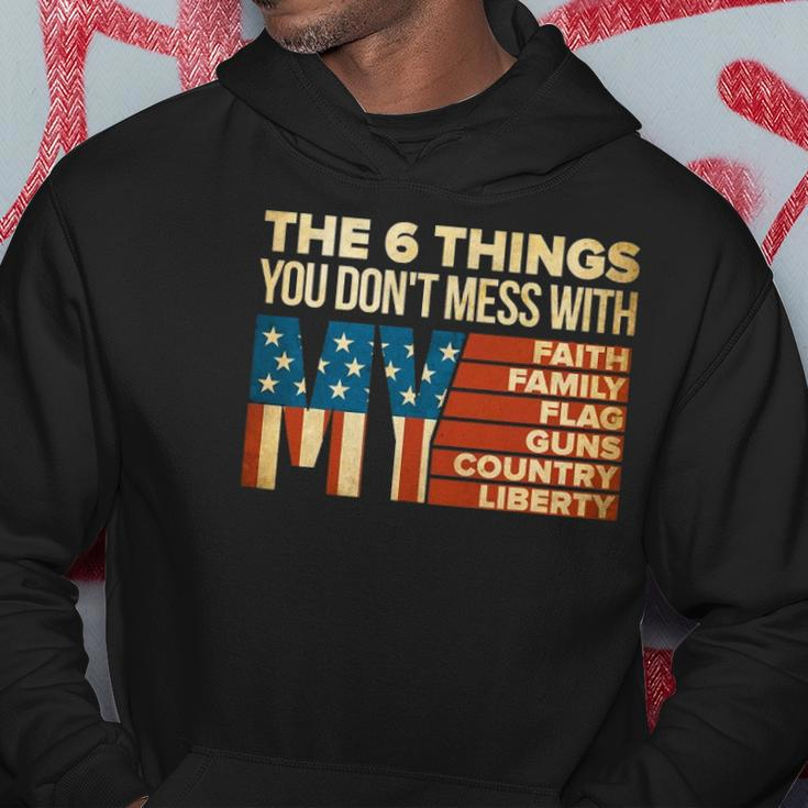Dont Mess With My Faith Family Flag Country Gun Liberty 4Th Of July Hoodie Unique Gifts