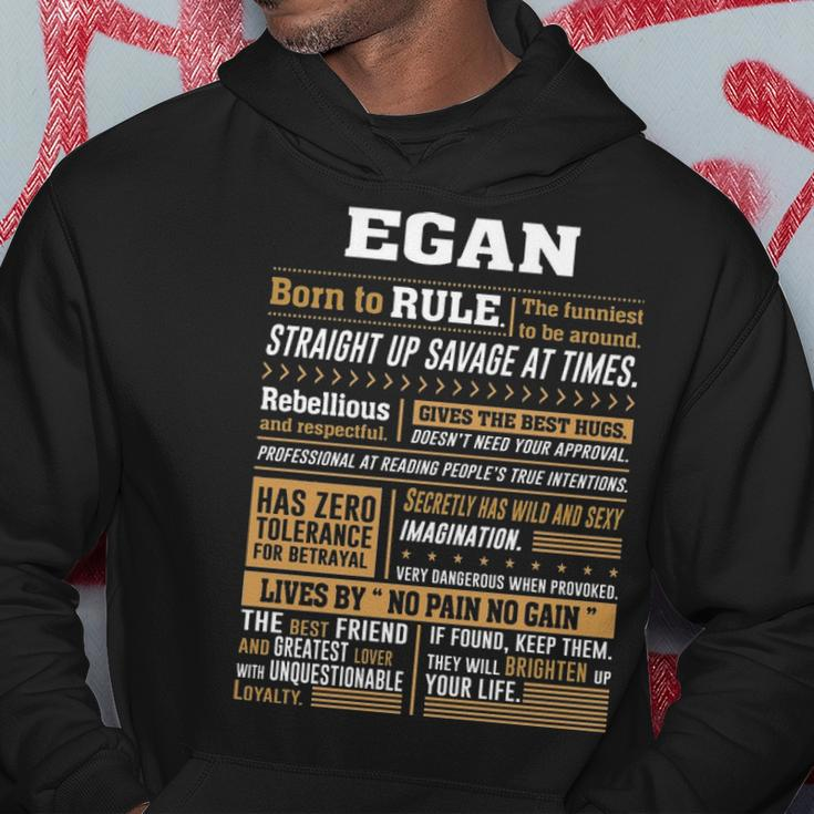 Egan Name Gift Egan Born To Rule Hoodie Funny Gifts