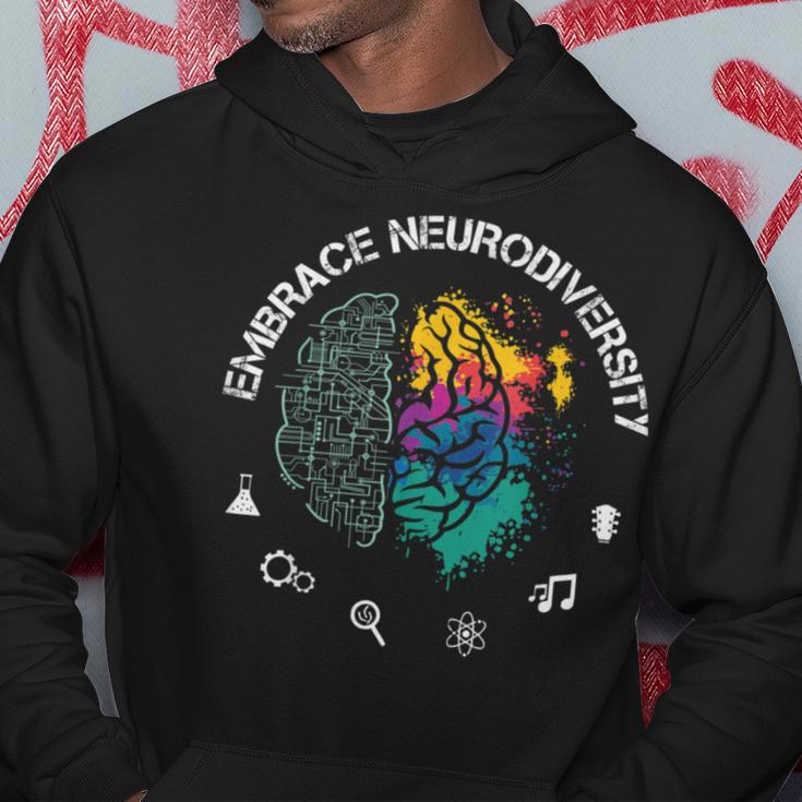 Embrace Neurodiversity Funny Hoodie Funny Gifts