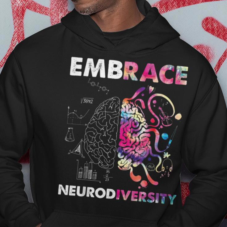 Embrace Neurodiversity Funny V4 Hoodie Funny Gifts