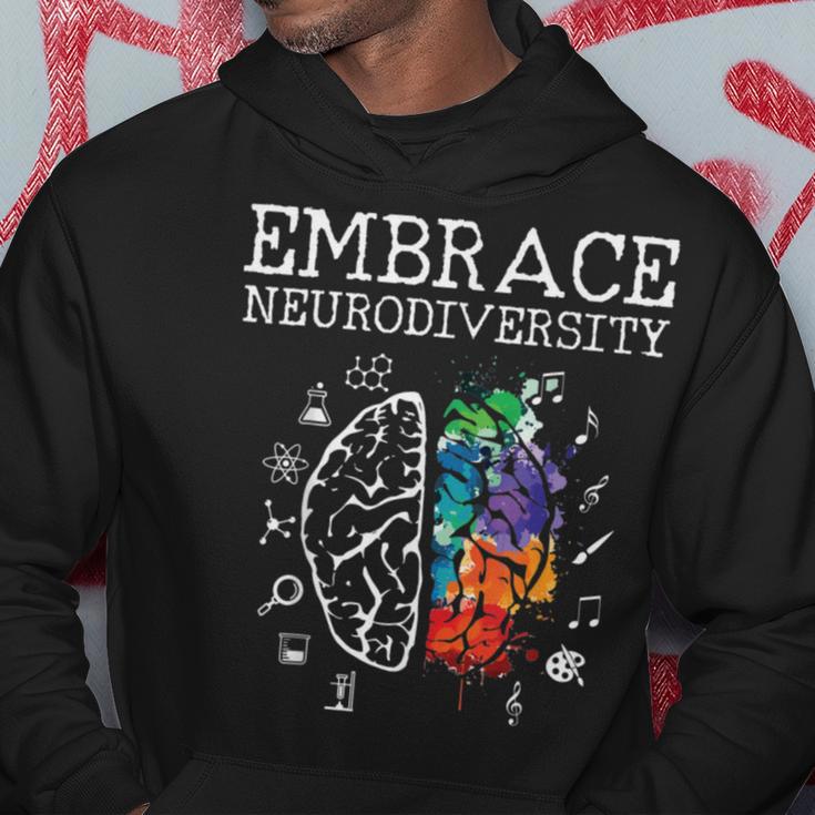 Embrace Neurodiversity Funny V5 Hoodie Funny Gifts