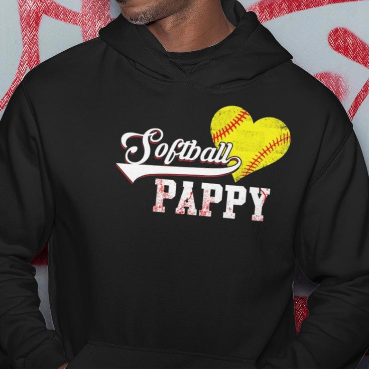 Family Softball Player Gifts Softball Pappy Hoodie Unique Gifts