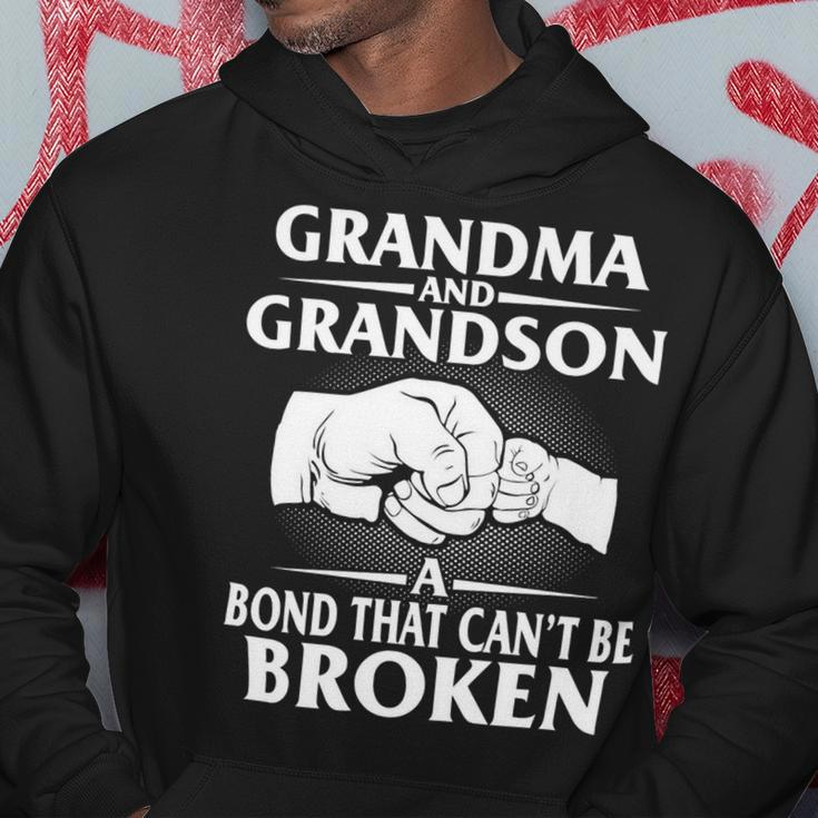 Father Grandpa Grandma And Grandson Bond That Cant Be Broken Family Dad Hoodie Unique Gifts