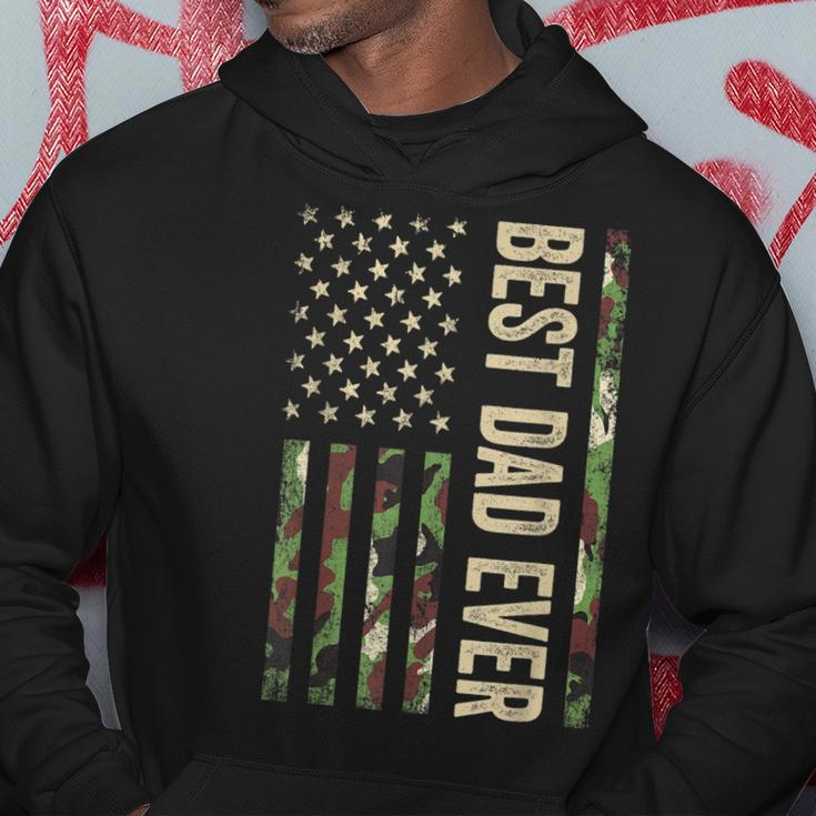 Fathers Day Best Dad Ever With Us American Flag V2 Hoodie Unique Gifts