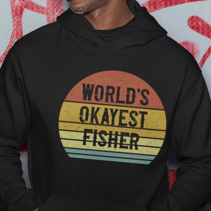 Fisher Worlds Okayest Fisher Hoodie Unique Gifts