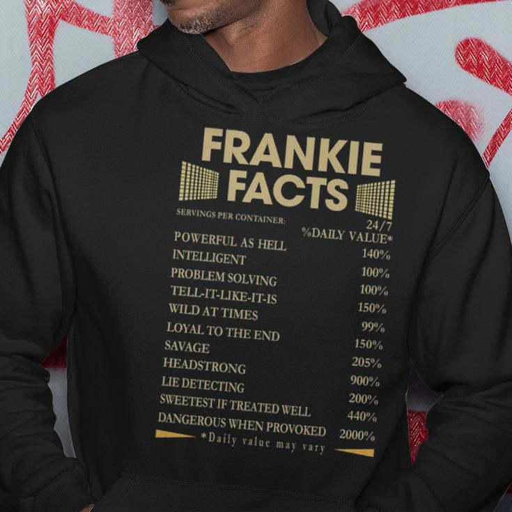 Frankie Name Gift Frankie Facts Hoodie Funny Gifts