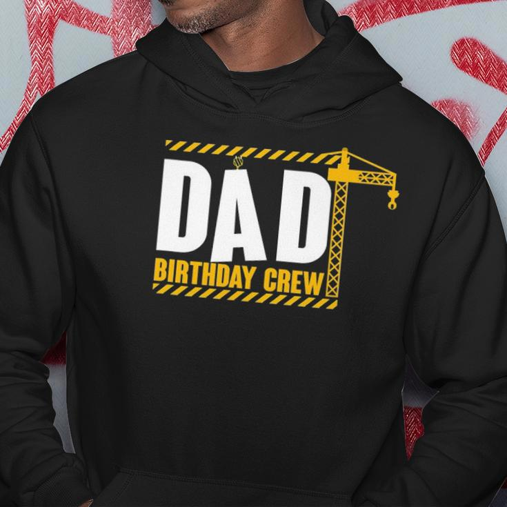 Funny Dad Birthday Crew Construction Birthday Party Hoodie Unique Gifts