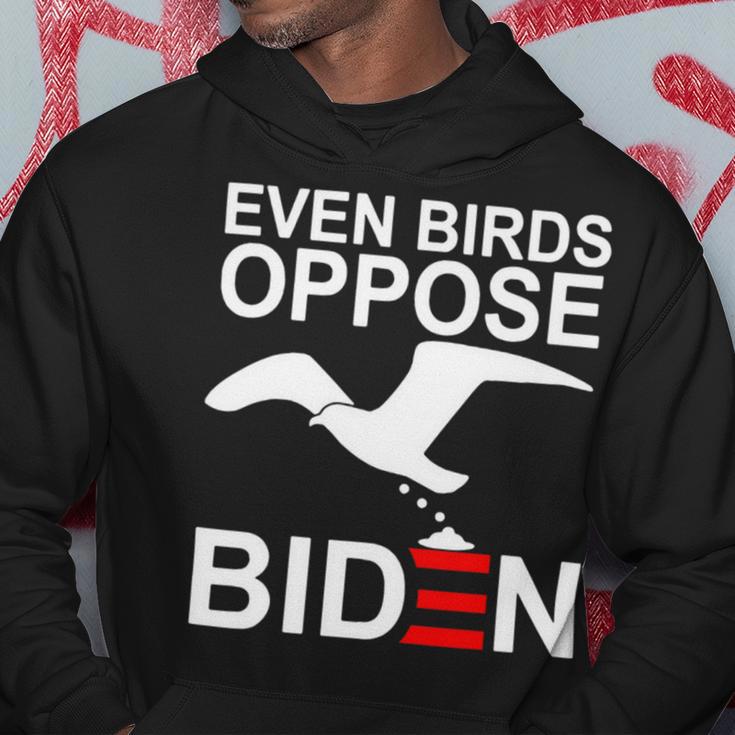 Funny Even Birds Oppose Biden Hoodie Funny Gifts