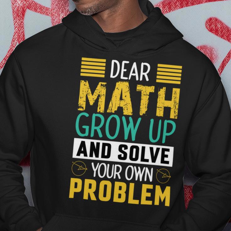 Funny Math Quote For Girls Boys Teens Men Women Dear Math Math Hoodie Funny Gifts