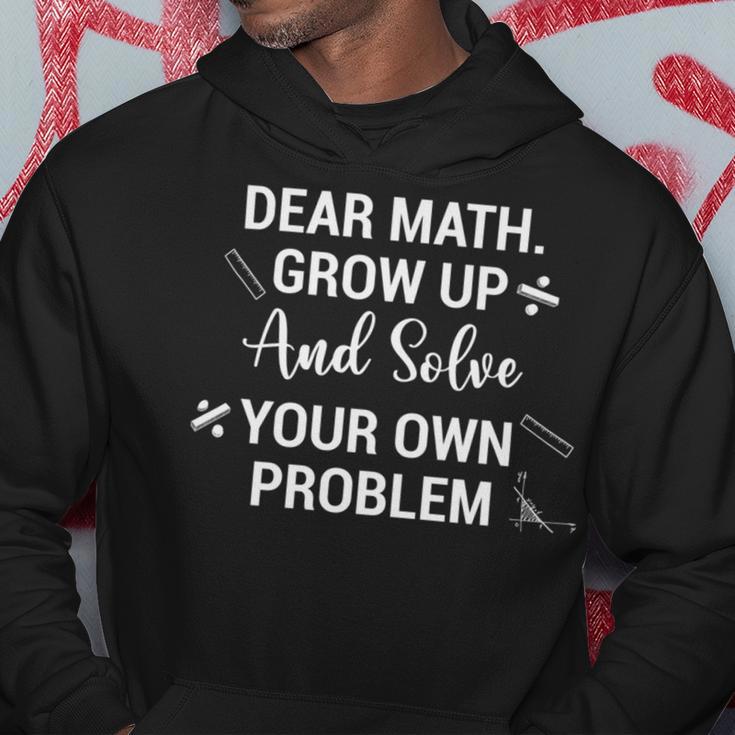 Funny Math Quote For Girls Boys Teens Men Women Dear Math V2 Hoodie Funny Gifts