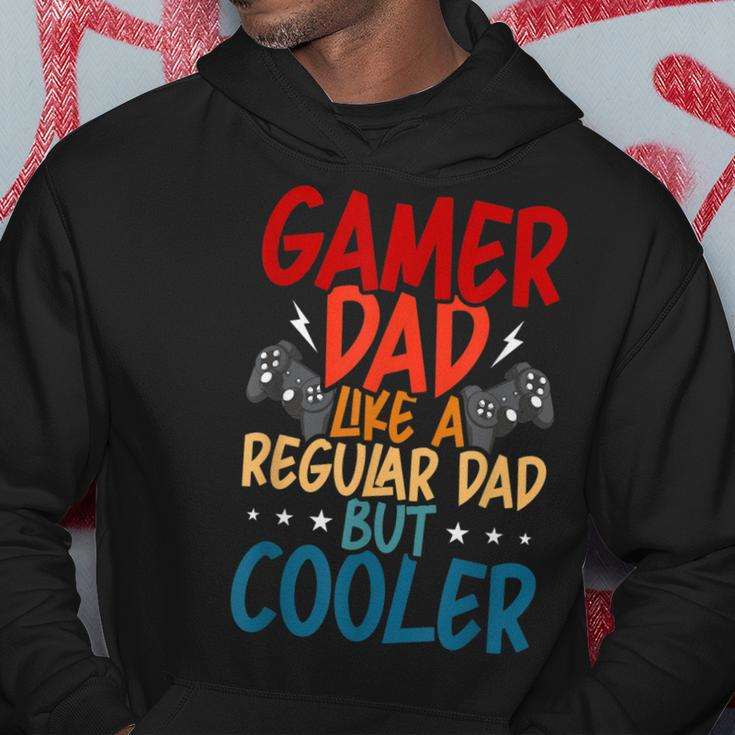 Gamer Dad Like A Regular Dad Video Gamer Gaming Hoodie Funny Gifts