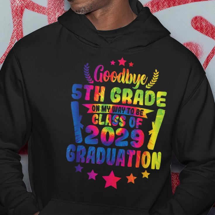 Goodbye 5Th Grade Class Of 2029 Graduate 5Th Grade Tie Dye Hoodie Unique Gifts