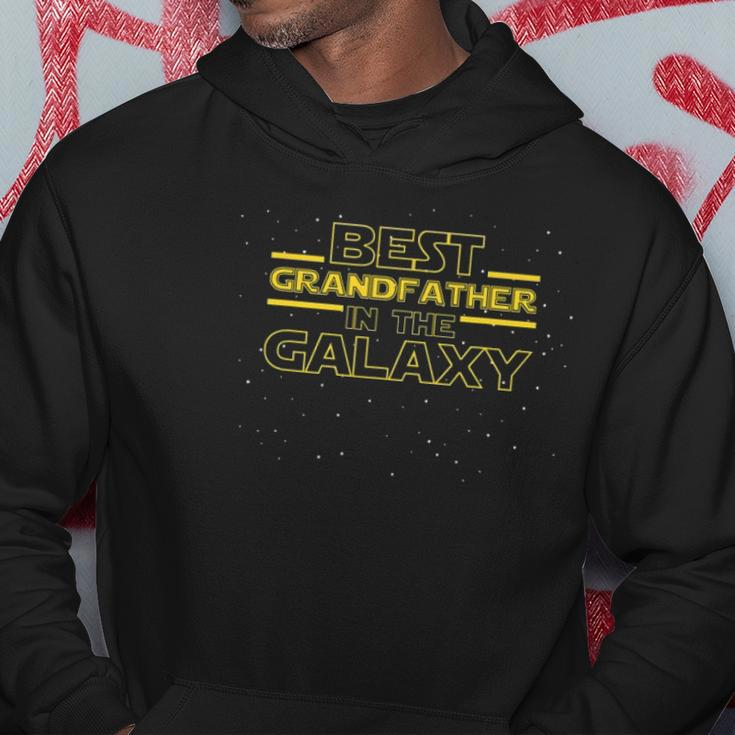 Grandpa Grandfather Gift Best Grandfather In Galaxy Hoodie Unique Gifts