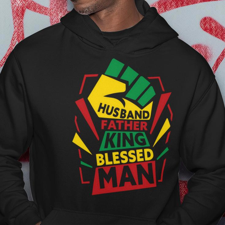 Husband Father King Shirt Blessed Man Black Pride Dad Hoodie Unique Gifts