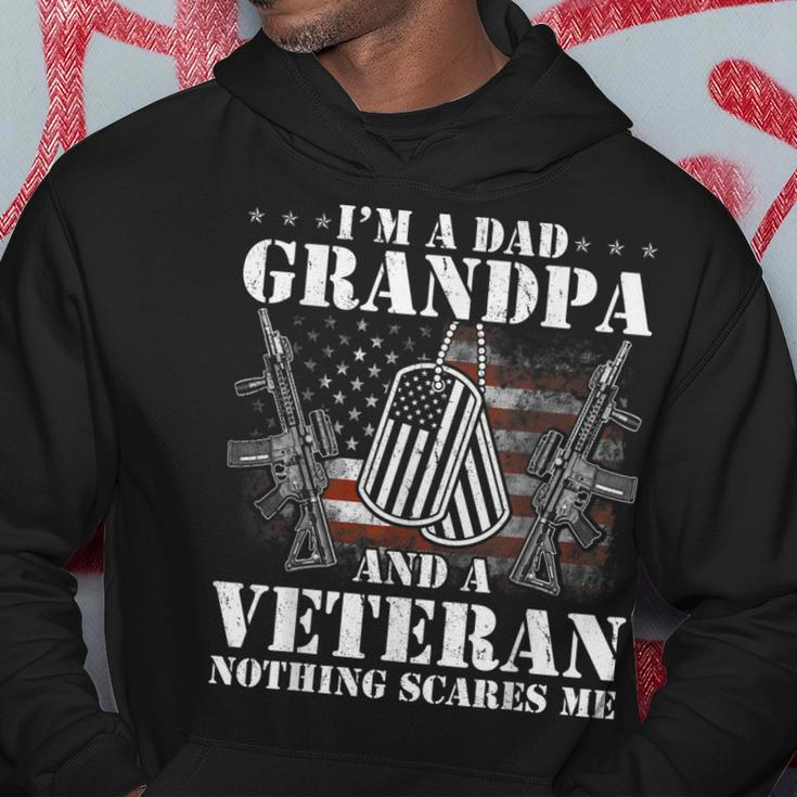 I Am A Dad Grandpa Veteran Fathers Day Hoodie Unique Gifts