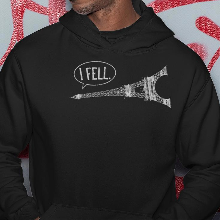I Fell Tower Funny Pun Hoodie Unique Gifts