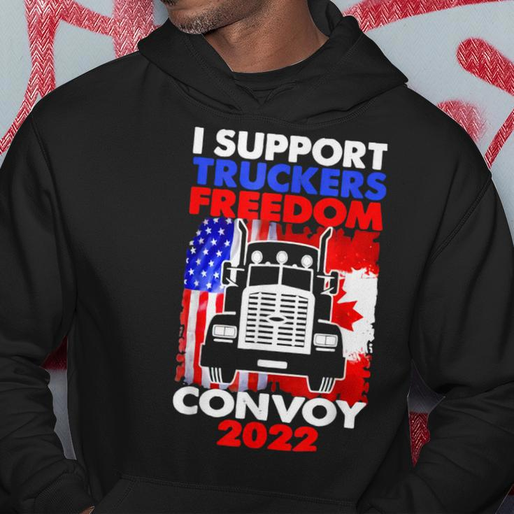 I Support Truckers Freedom Convoy 2022 V3 Hoodie Funny Gifts