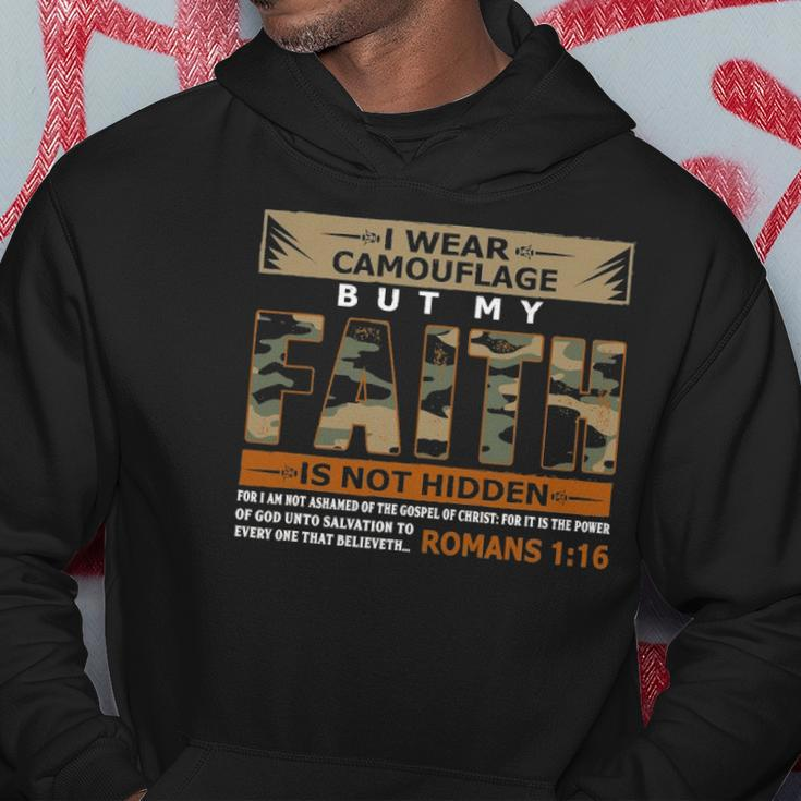 I Wear Camouflage But My Faith Is Not Hidden Hoodie Unique Gifts