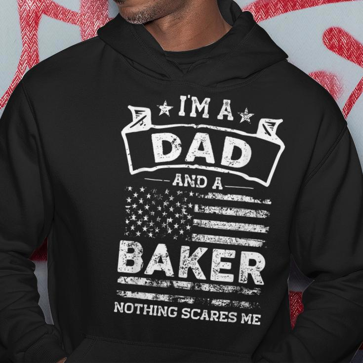 Im A Dad And Baker Funny Fathers Day & 4Th Of July Hoodie Funny Gifts