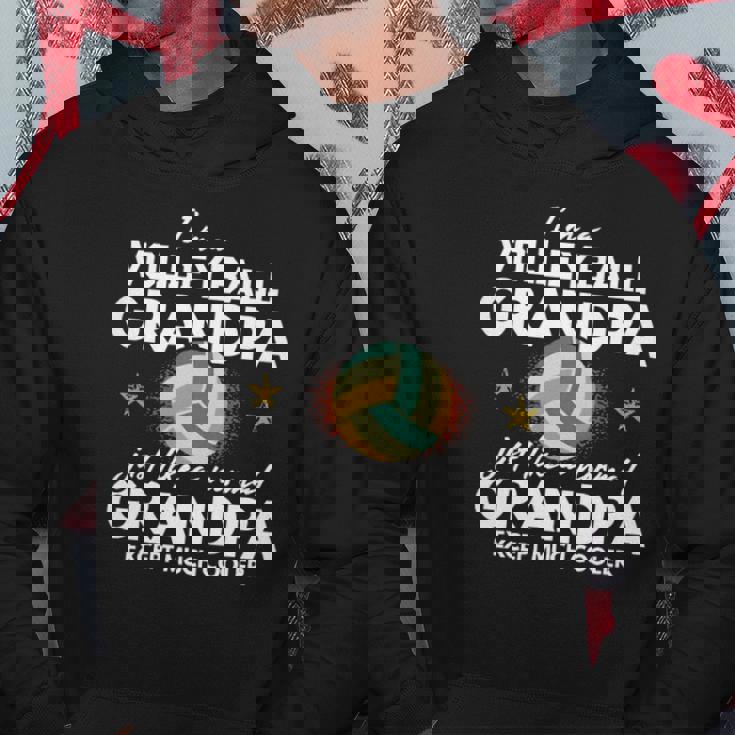 Im A Volleyball Grandpa Like Normal Grandparents Hoodie Unique Gifts