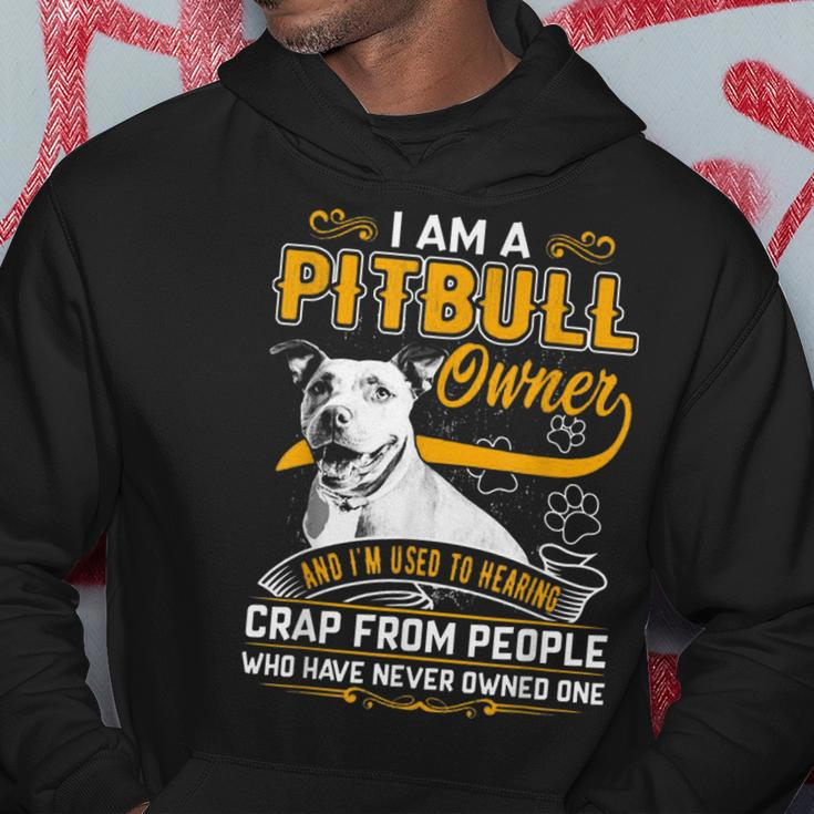 Im Pit-Bull Terrier Owner Dog Love-R Dad Mom Boy Girl Hoodie Personalized Gifts