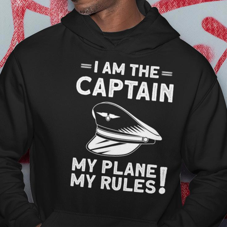Im The Captain - Funny Airplane Pilot Aviation Hoodie Unique Gifts