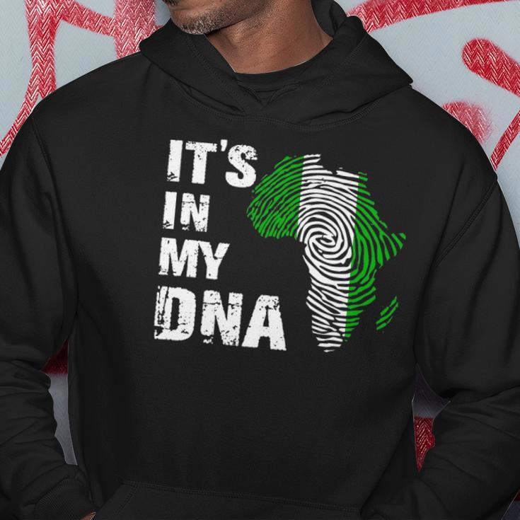 Its In My Dna Proud Nigeria Africa Usa Fingerprint Hoodie Unique Gifts