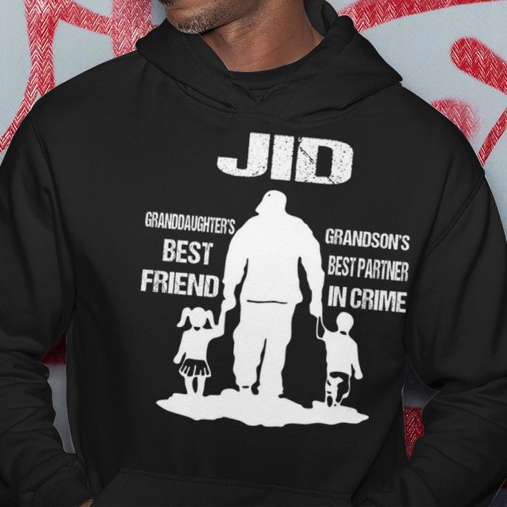 Jid Grandpa Gift Jid Best Friend Best Partner In Crime Hoodie Funny Gifts
