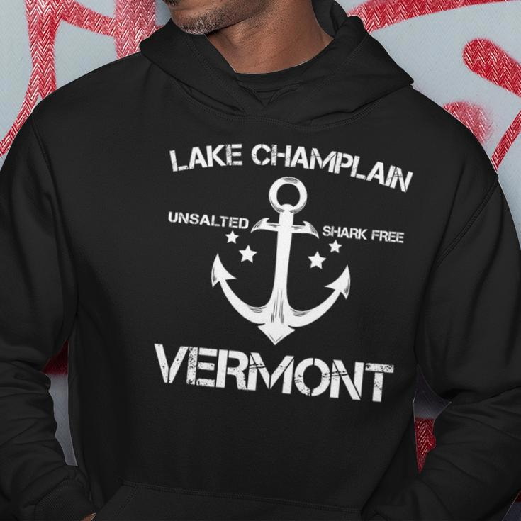 Lake Champlain Vermont Funny Fishing Camping Summer Gift Hoodie Unique Gifts