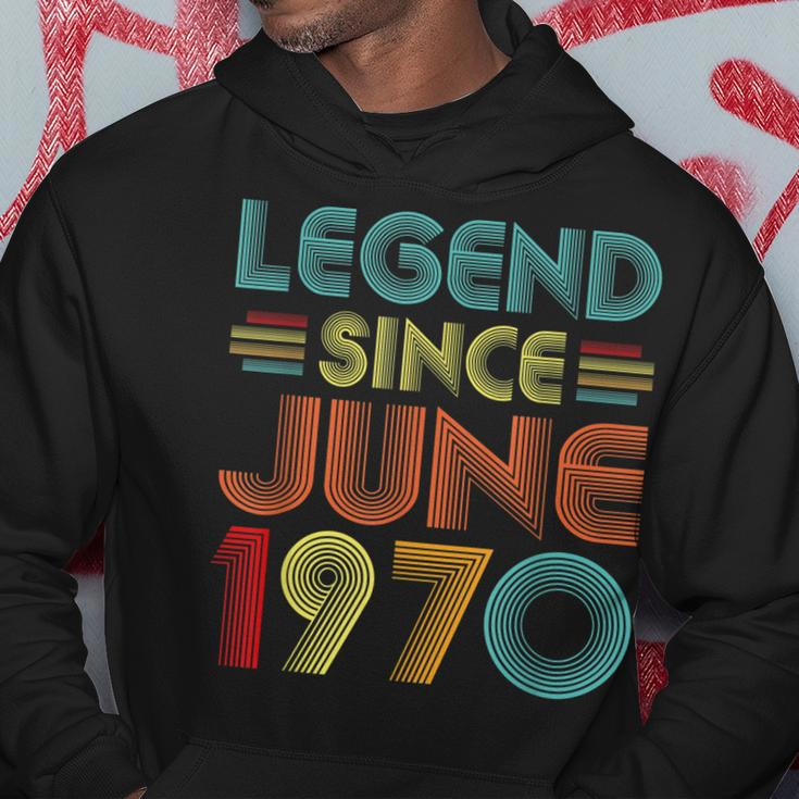 Legend Since June 1970 52Nd Birthday Gifts Idea 52 Years Old Hoodie Funny Gifts