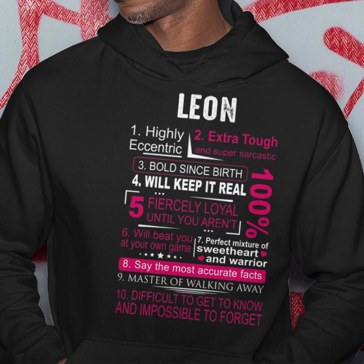 Leon Name Gift Leon Hoodie Funny Gifts