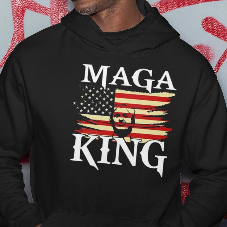 Maga King American Patriot Trump Maga King Republican Gift Hoodie Unique Gifts