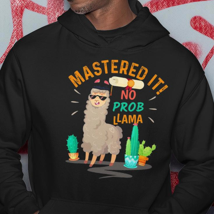 Mastered It No Prob Llama Class Of 2022 Graduation Gift Hoodie Unique Gifts