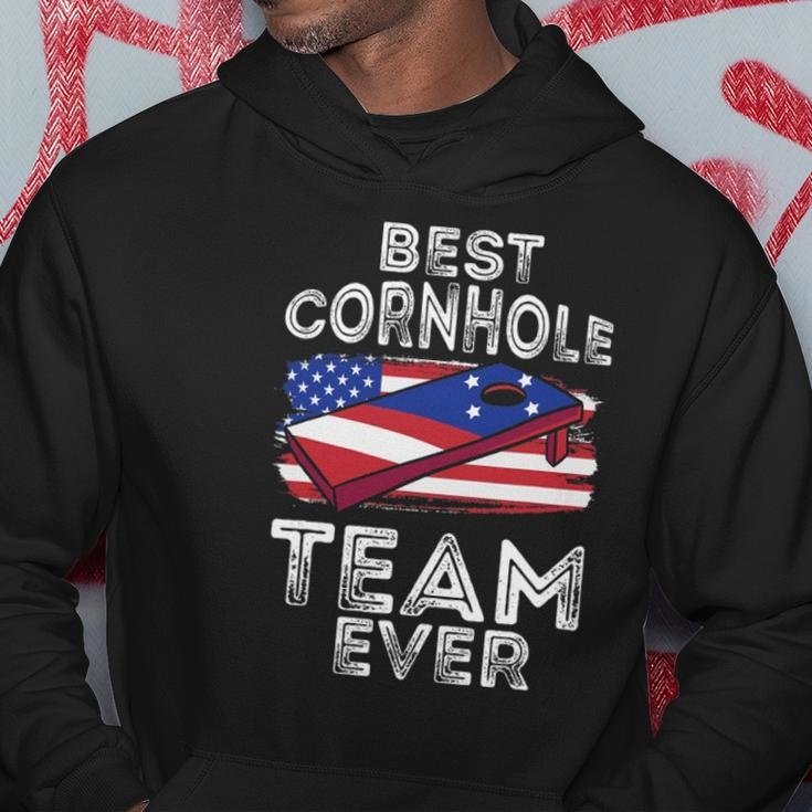 Matching Cornhole Gift For Tournament - Best Cornhole Team Hoodie Unique Gifts