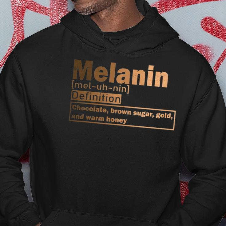 Melanin Definition African Black History Month Juneteenth Hoodie Unique Gifts