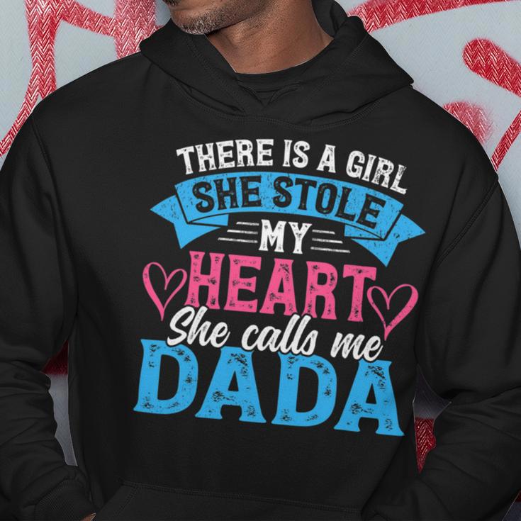 Mens Funny Fathers Day Shirt A Girl She Calls Me Dada Grandpa 7 Shirt Hoodie Funny Gifts