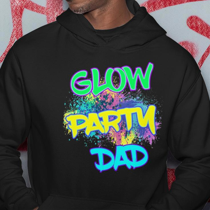 Mens Glow Party Dad Cool Retro Costume 80S Party Father Hoodie Personalized Gifts