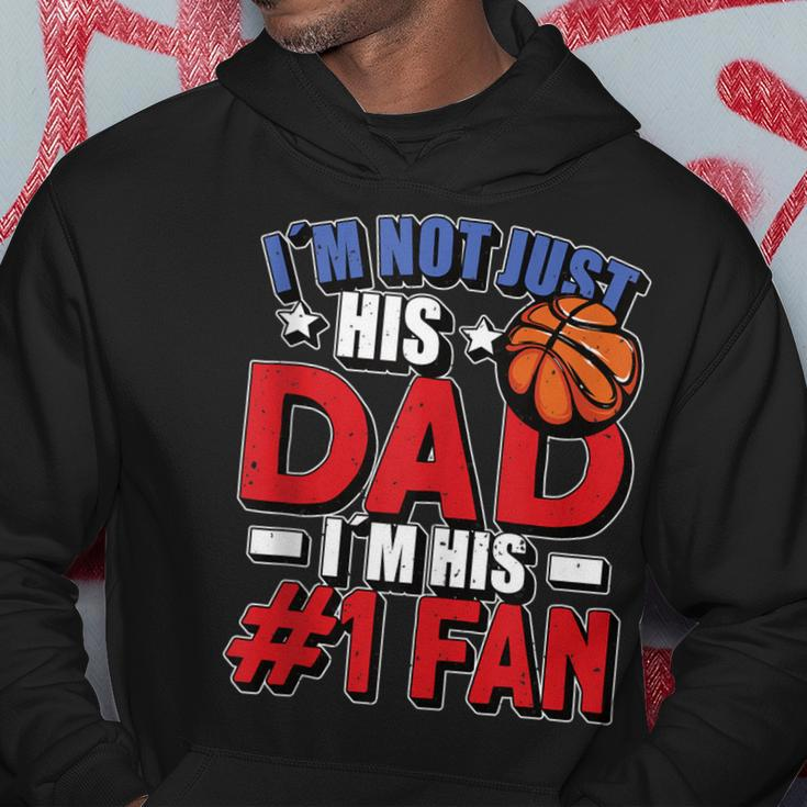 Mens Im Not Just His Dad Father´S Day 4Th Of July Basketball Hoodie Funny Gifts