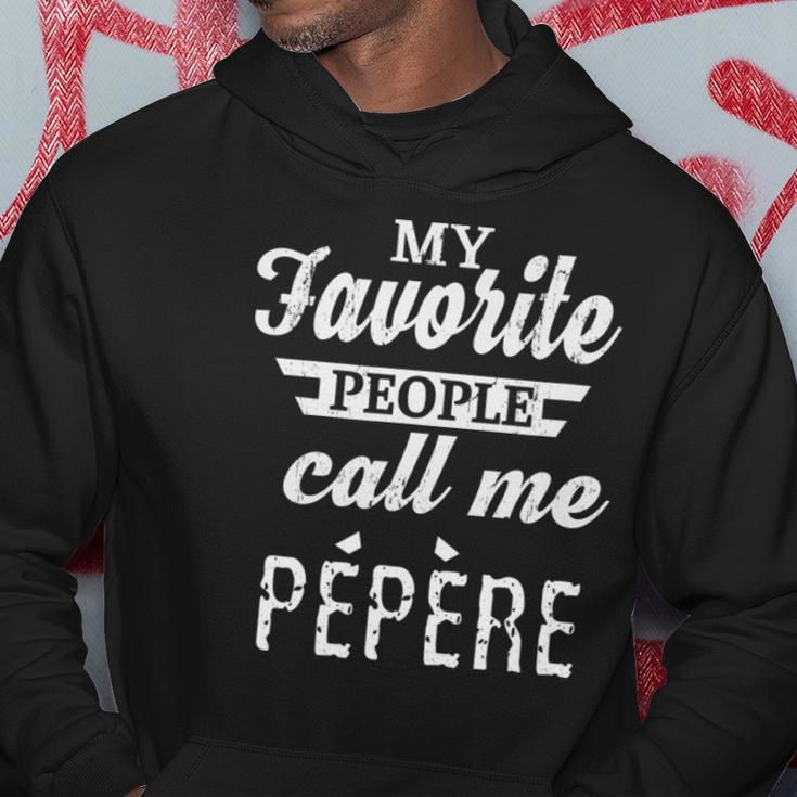 Mens My Favorite People Call Me Pépère French Grandpa Hoodie Unique Gifts