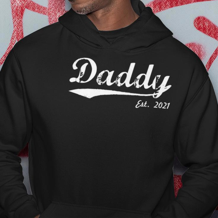 Mens New Daddy 2021 - Daddy Est 2021 - Daddy To Be 2021 Ver2 Hoodie Unique Gifts