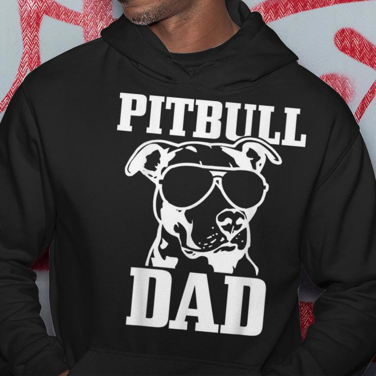 Mens Pitbull Dad Funny Dog Pitbull Sunglasses Fathers Day Pitbull Hoodie Personalized Gifts