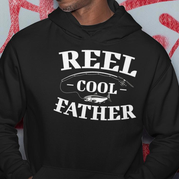 Mens Reel Cool Father Fishing Lover Gift Hoodie Unique Gifts