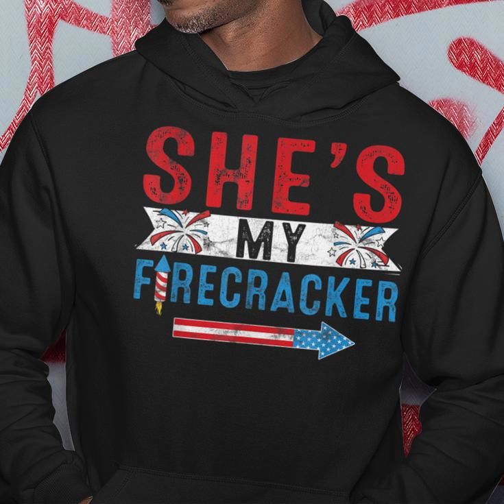 Mens Shes My Firecracker Funny 4Th July Matching Couples For Him Hoodie Funny Gifts